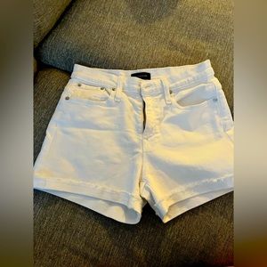Jcrew white stretch cutoff jeans shorts never worn